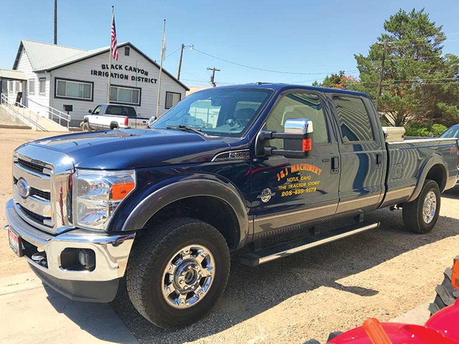 Front View of Dodge Service Truck